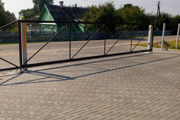 Откатные ворота 12-ти метровые