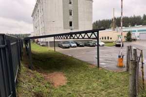 Односкатный навес для служебной парковки 12*6м — фото 5